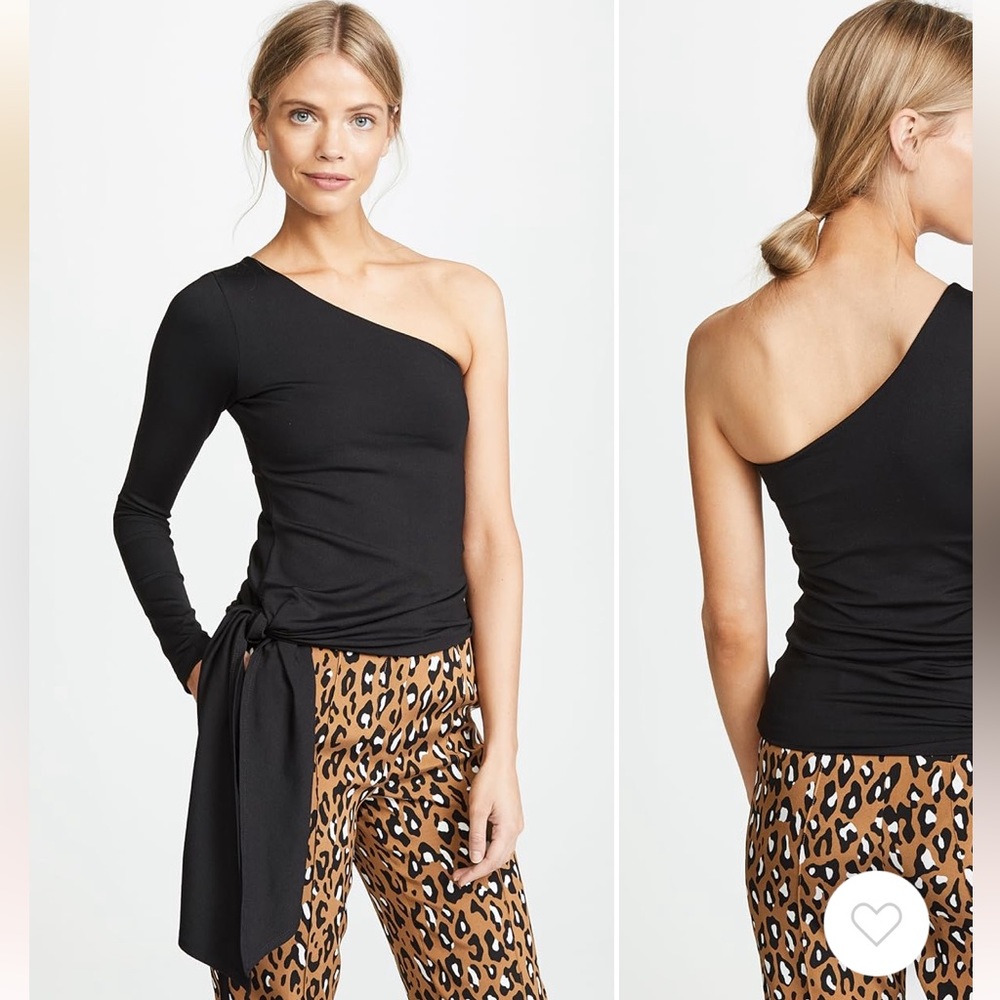 Susana Monaco One-Shoulder Top, Size S
